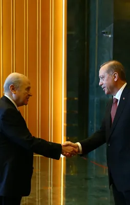 Bahçeli ilk defa 29 Ekim için Beştepe'de!