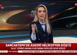 Sancaktepe'de askeri helikopter düştü