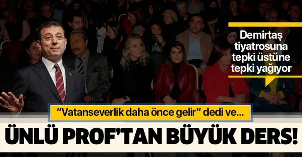 Ekrem İmamoğlu’na Demirtaş tiyatrosu tepkisi! Prof. Özden Zeynep Oktav protesto için unvanını sildi!