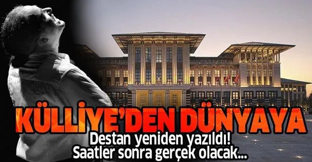 Başkan Erdoğan talimatı verdi! 15 Temmuz Destanı Külliye’den senfonik konser ile dünyaya duyurulacak
