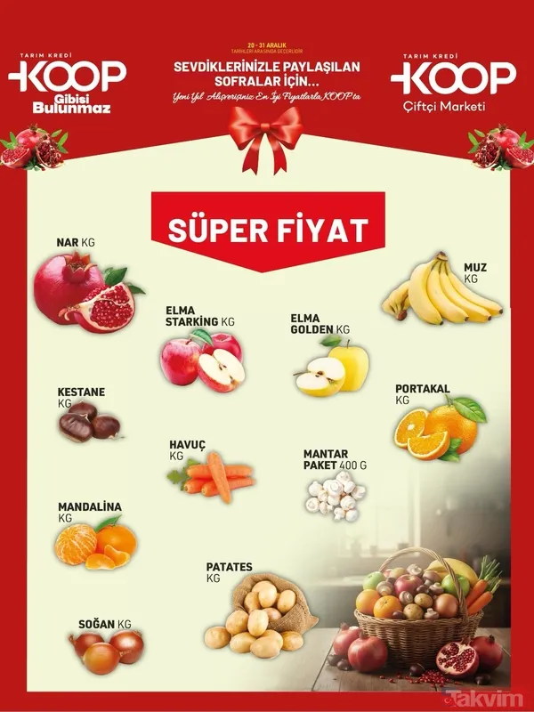 Hafta sonu fırsat alarmı! KOOP Market’te 20-21 Aralık’a özel çay, tavuk ve sıvı yağda indirimli fiyatlar - 22