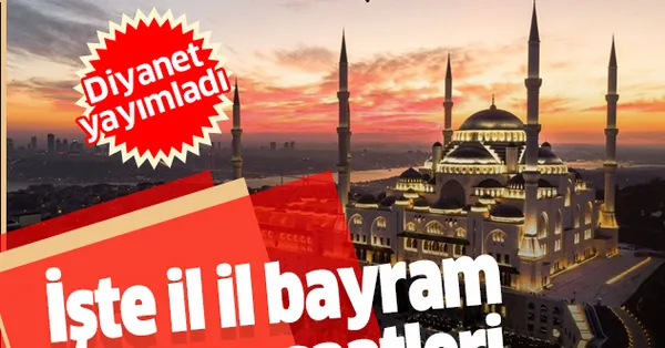 2020 diyanet ramazan bayrami il il