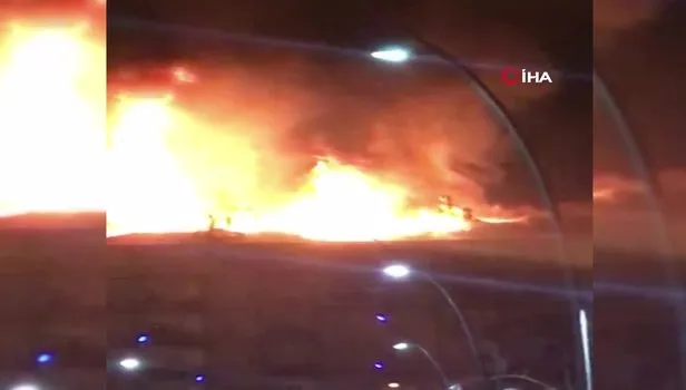 Elazığ'da deprem sonrası yangın paniği!