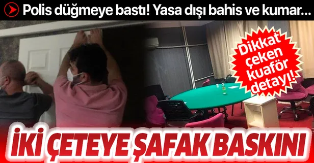 Son dakika: İstanbul’da iki çeteye şafak baskını