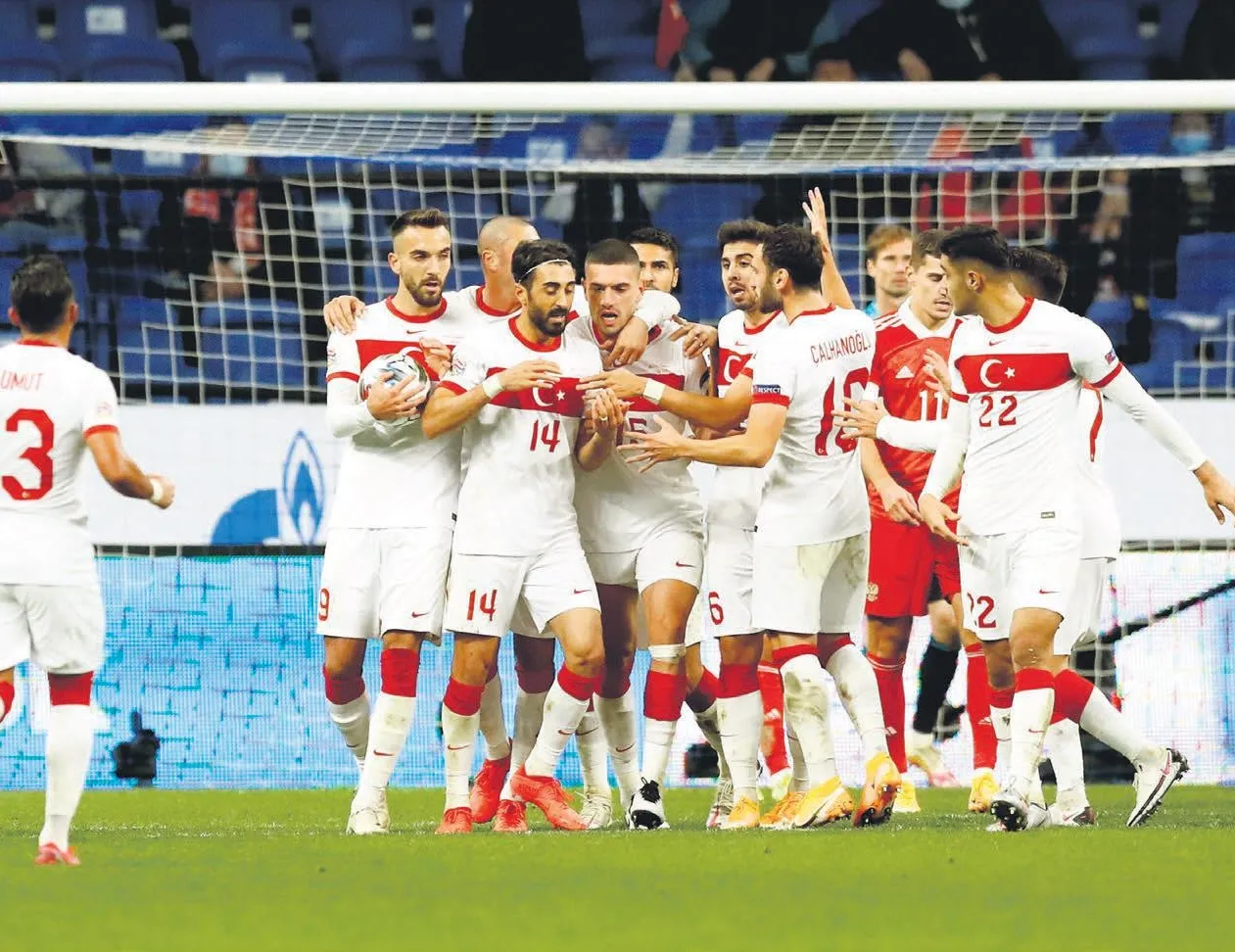 Milliler ilk zafer için Sırbistan önünde