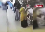 'Boksör' teyzeler kamerada