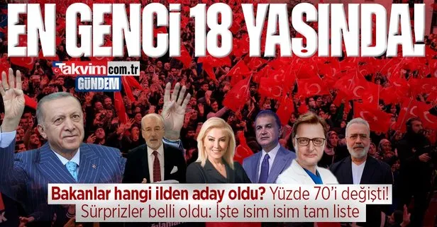 AK Parti’de milletvekili listeleri YSK’ya teslim edildi! Kadın sayısında artış: En genç aday 18 yaşında