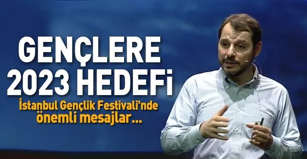 Bakan Berat Albayrak İstanbul Gençlik Festivali’nde konuştu