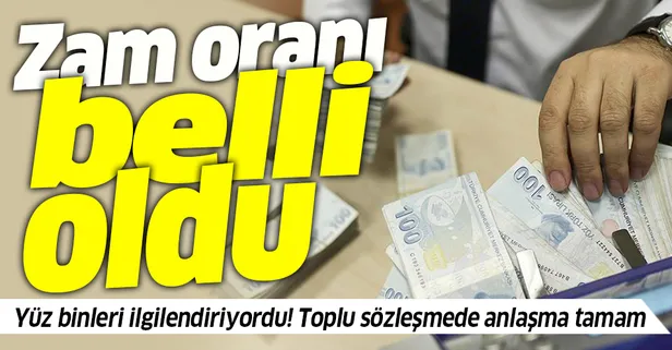 Son dakika: Hükümet ve Türk-İş toplu iş sözleşmesi üzerinde uzlaştı! İşte kamu işçisi zam oranı