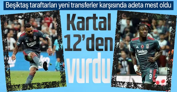 Beşiktaş'ta Alex Teixeira ve Batshuayi taraftarı mest etti