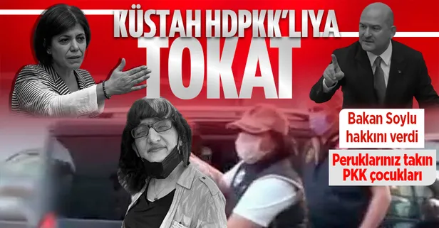 Bakan Soylu'dan HDPKK temsilcisine anladığı dilden cevap: Peruklarınız takın, asıl PKK'nın çocukları sizsiniz