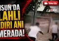 Samsun'da silahlı saldırı anı kamerada!