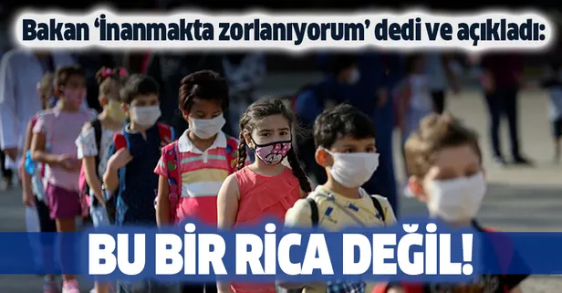 Bakan 'inanmakta zorlansam da' dedi ve açıkladı!