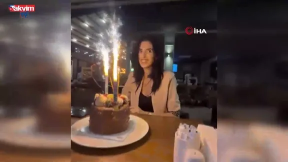 Kübra Yapıcı’nın son doğum günü kamerada