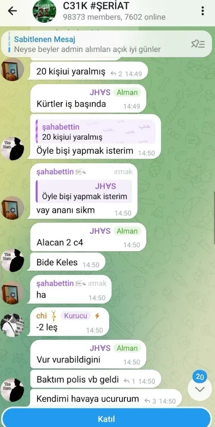 okulda-teror-sonrasi-c31k-skandali-kan-donduran-yazismalar-tepki-cekti-1776266135396.jpeg Okul saldırısını övdüler! C31K grubundan infial yaratan paylaşımlar: Vurabildiğini vur-5