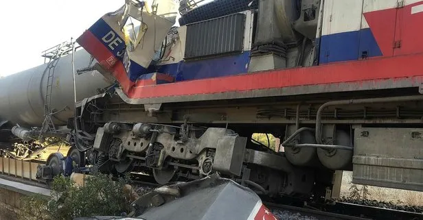 Son dakika: Yozgat’ta feci kaza! İki yük treni çarpıştı
