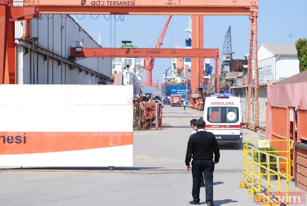 SON DAKİKA: Tuzla'da tersanede gemide patlama! Yaralılar var - 1