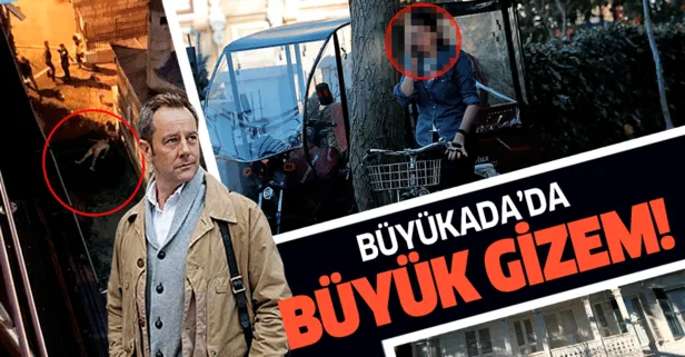 Ölen İngiliz ajan Le Mesurier'in Büyükada'daki evinin önünde gizemli kadın
