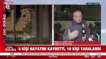 A Haber ekibi Beyrut'ta ölümden döndü