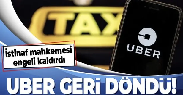 İstinaf mahkemesi Uber’in sarı taksiler ile çalışmaya devam etmesine izin verdi! Uber Türkiye müjdeli haberi duyurdu