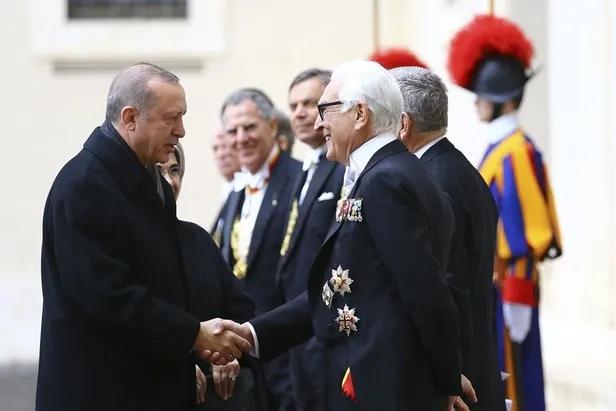 Cumhurbaşkanı Erdoğan Vatikan'da-10