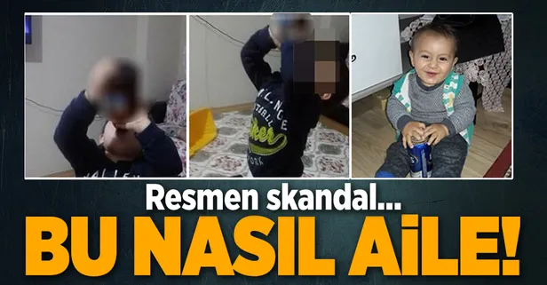 Bu nasıl aile! Küçük çocuklarına içki içirip...