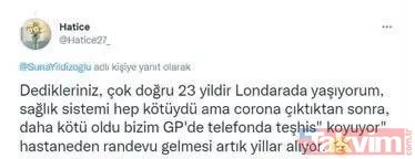 Yasemin Allen'ın annesi Suna Yıldızoğlu 'İngiltere'nin biten sağlık sistemi bitmiş' demişti! Gurbetçilerden Yeşilçam yıldızına destek... - 16