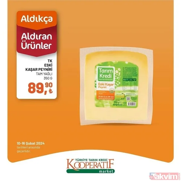 Tarım Kredi market 10-16 Şubat fiyat listesi! 41 üründe dev indirim! Peynir, 94.90 TL, Çay 54.90 TL, 6'lı kağıt havlu 54.90 TL... - 12