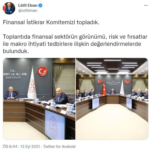 hazine-ve-maliye-bakani-lutfi-elvandan-finansal-istikrar-komitesi-toplantisi-paylasimi-1631550984834.jpg Hazine ve Maliye Bakanı Lütfi Elvan'dan Finansal İstikrar Komitesi toplantısı paylaşımı-1
