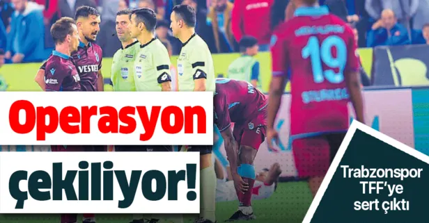Trabzonspor’dan TFF’ye sert tepki!