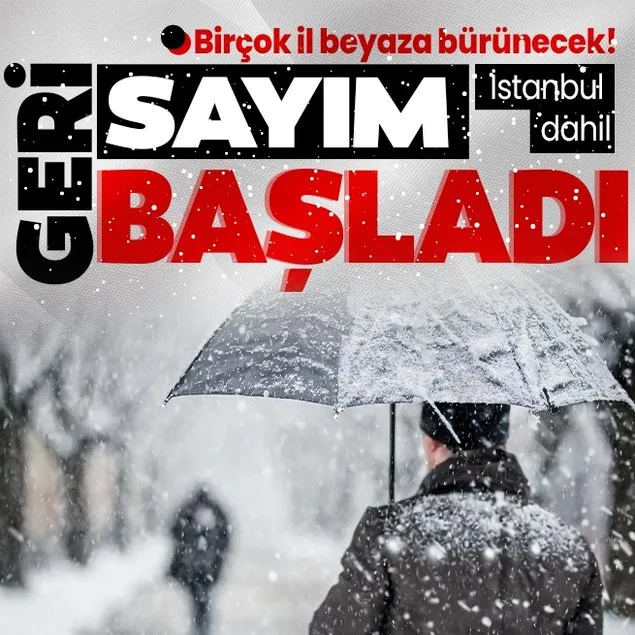 İstanbul’a kar geri geliyor!