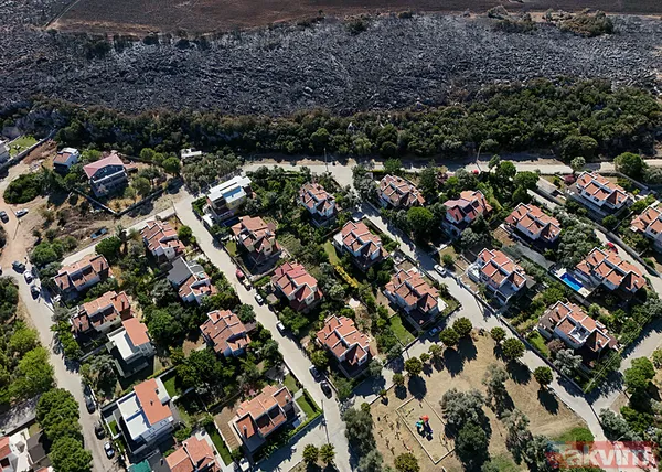 Çeşme yangınında zarar gören alanlar görüntülendi: Her şeyimiz yandı - 25