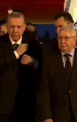 Cumhurbaşkanı Erdoğan'a görkemli karşılama
