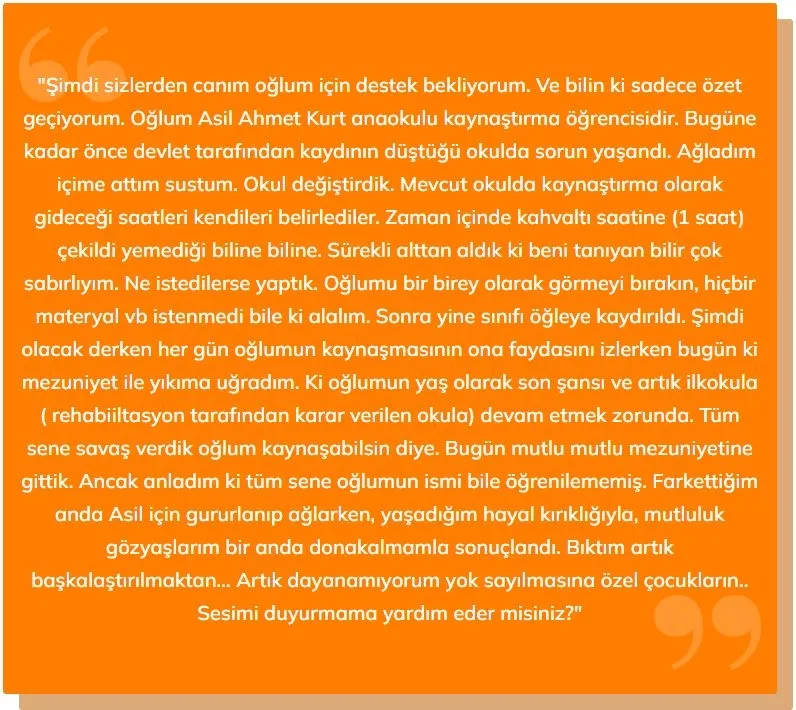 otizmli-cocugun-mezuniyet-gosterisine-alinmadigi-iddiasina-sorusturma-1717700453448.jpg Otizmli çocuk mezuniyet gösterisine alınmadı bakanlık harekete geçti! Annenin isyanı yürek sızlattı...-3