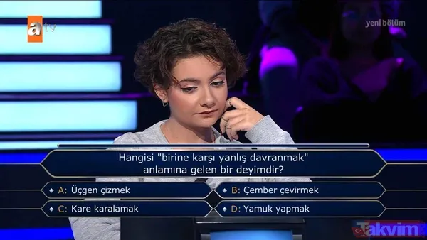 Kenan İmirzalıoğlu'nun sunduğu Kim Milyoner Olmak İster'de enerjisiyle gece damga vuran yarışmacı bakın hangi Yeşilçam sorusunda elendi - 7