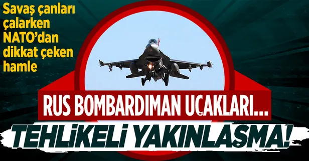 NATO'ya bağlı İngiliz ve Norveç savaş uçakları, Rus bombardıman uçaklarına önleme yaptı!