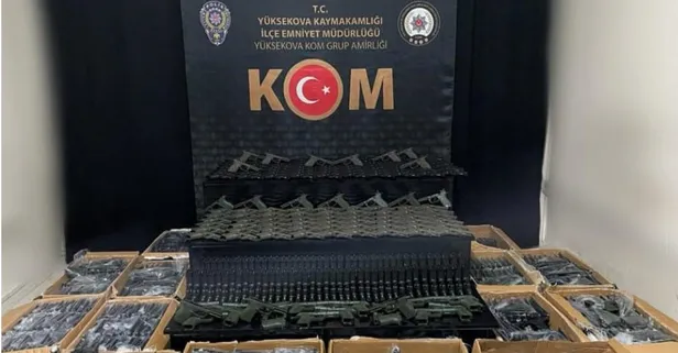 SON DAKİKA: Hakkari'de 2 bin 545 tabanca gövdesi ele geçirildi