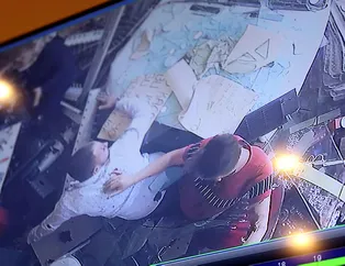 Otomobil iş yerine girdi! Facia kıl payı atlatıldı