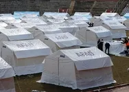 Kahramanmaraşta çadır kentler kuruluyor