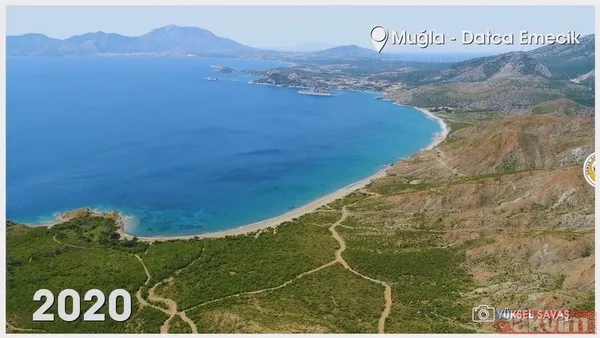 Orman Genel Müdürlüğü paylaştı! İşte yanan ormanların eski ve yeni hali: İzmir, Muğla, Çanakkale ve Balıkesir... - 10