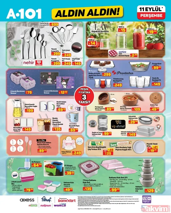 A101 Aktüel 11 Eylül fırsatları! Çeyiz ürünleri, buzdolabı, televizyon, kahve makinesi ve mutfak aletlerinde dev kampanya... - 8