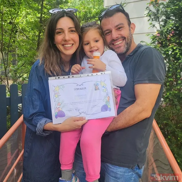 7 yıllık aşkın meyvesi! Dilek Taşı'nın Mustafa’sı Salih Bademci'nin gözünden sakındığı kızına bakın! Güzelliği annesi İmer Özgün’den... - 31