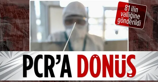 Aşısızlara PCR testi için yeni karar