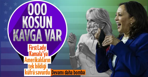 ABD First Lady'si Jill Biden Kamala Harris'e küfür etti iddiası bomba gibi düştü