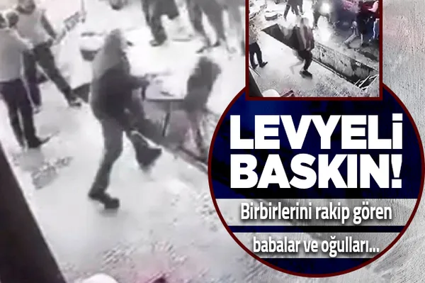 Büyükçekmece'de levyeli baskın! Birbirlerini rakip gören babalar ve oğulları...-1