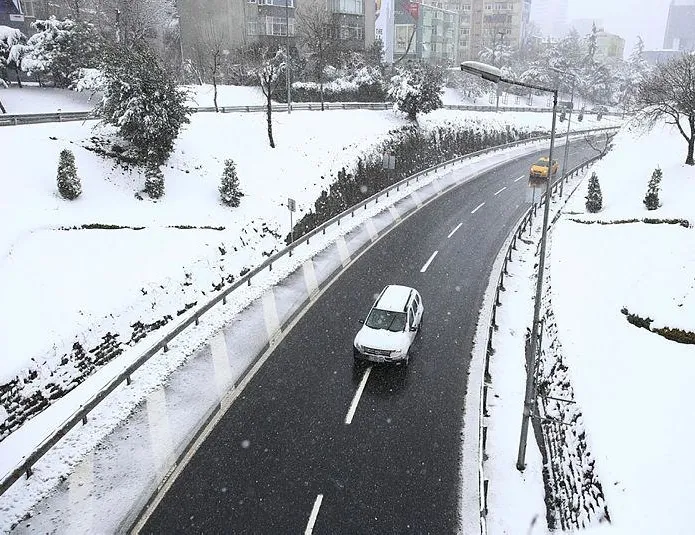 İstanbul’da kar başladı!