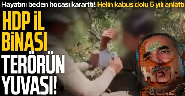 SON DAKİKA: Terör örgütü PKK’dan kaçan Helin kabus dolu 5 yılı anlattı: Önce HDP binasına sonra Kandil’e götürdüler!