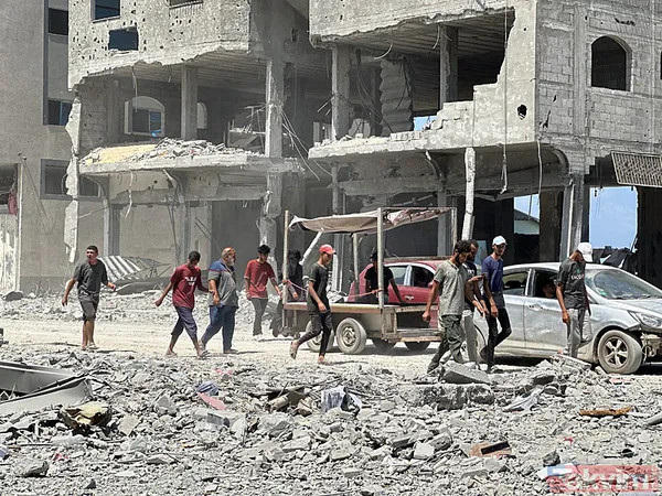 Han Yunus'tan geri acı kaldı! Soykırımcı İsrail Gazze'deki yıkımı böyle görüntülendi - 21