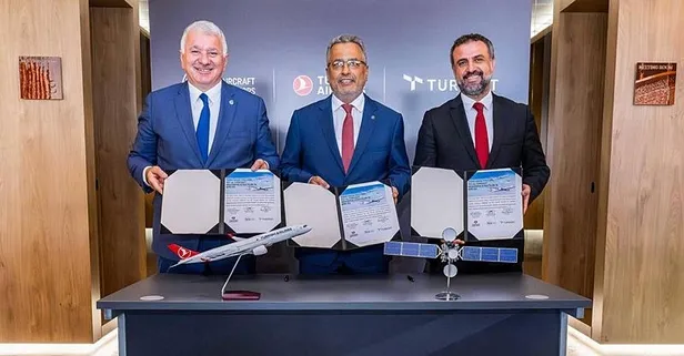 TÜRKSAT'la anlaşma imzalandı: THY'den uçaklarda ücretsiz internet hizmeti! Tarih belli oldu