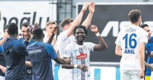 Rizespor 4 golle kazandı